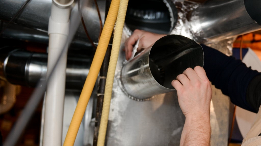 Duct workers